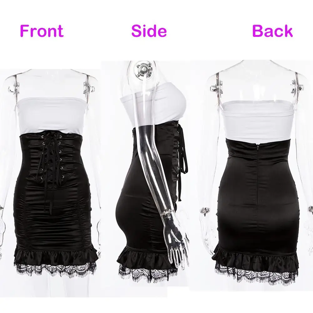 Юбка женская плиссированная средней длины на шнуровке в стиле Харадзюку |