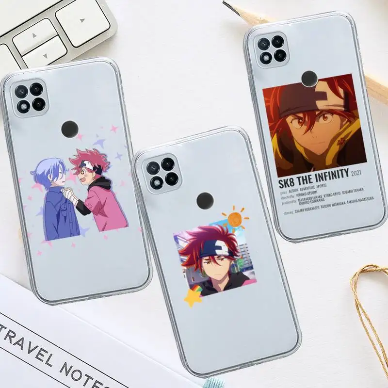 

Sk8 The Infinity Japan anime Phone Case Transparent for Xiaomi redmi note 8 9 10 11 t lite pro ultra mix 4 k40