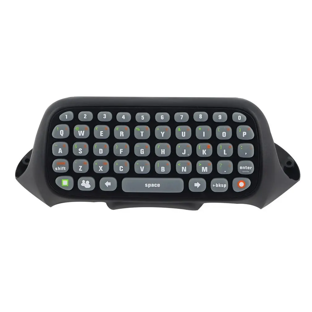 Wireless Controller Text Messenger Keyboard QWERTY Chatpad Keypad for Xbox 360 Game Black With retail packaging | Электроника
