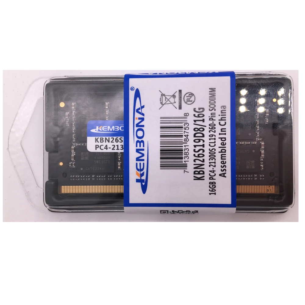 KEMBONA Memory SODIMM LAPTOP DDR4 16GB 2666MHZ 16G for Notebook RAM 260PIN full compatible Free Shipping