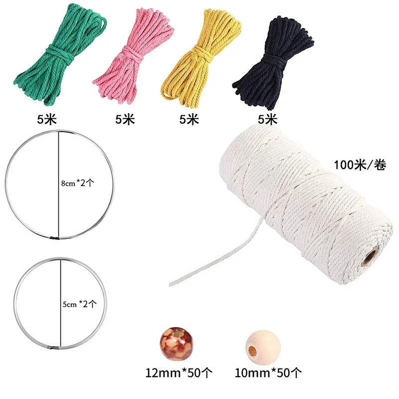 DIY ручной работы настенный гобелен богемский тканый спиральный макраме кисточка