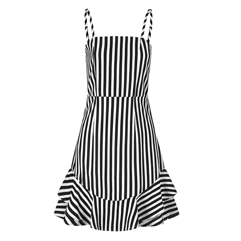 

Waist Print Mini Clothing Bow Sleeveless Dress Women 2022 High Summer Neck Girls Sundress Slash Fashion Sexy Dresses Female Hot