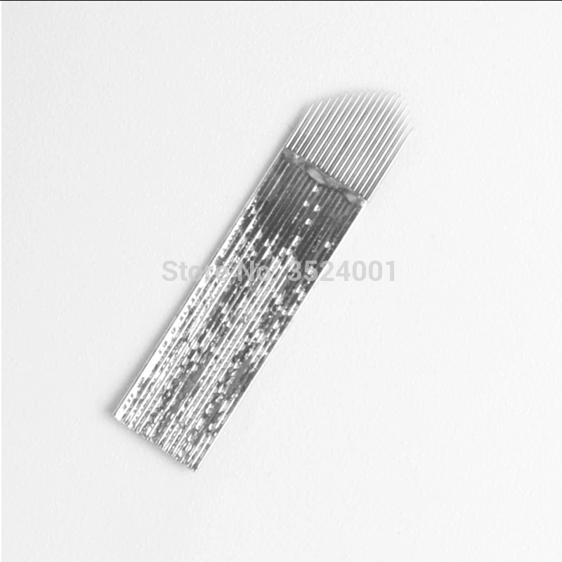 Лезвие для татуажа бровей 18 пин 100 шт.|microblading needles|blade microbladingpermanent makeup |
