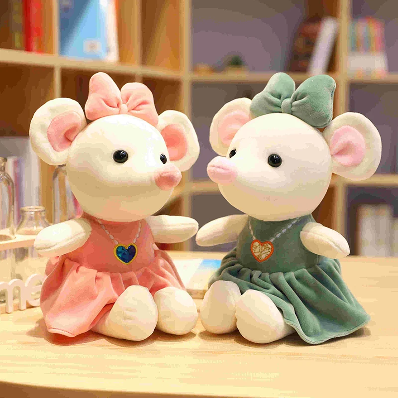 35 см для милой принцессы коврик мыши плюшевая игрушка прекрасная маленькая белая