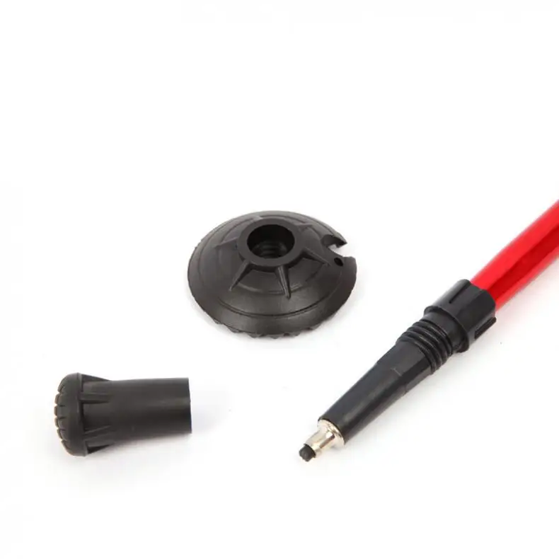 

3 Section Adjustable Telescopic Aluminum Alloy Hiking Walking Stick Trekking Pole Anti-shock Anti-skid Ultra-light Alpenstock