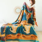 Хлопковое одеяло для кровати, дивана, кресла для отдыха, домашние украшения для всех сезонов, уютное мягкое комфортное детское фото реквизит