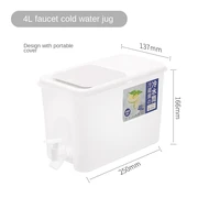 cold water bottle with faucet refrigerator household lemon water cooling ice soaking kettle large capacity fruit teapot