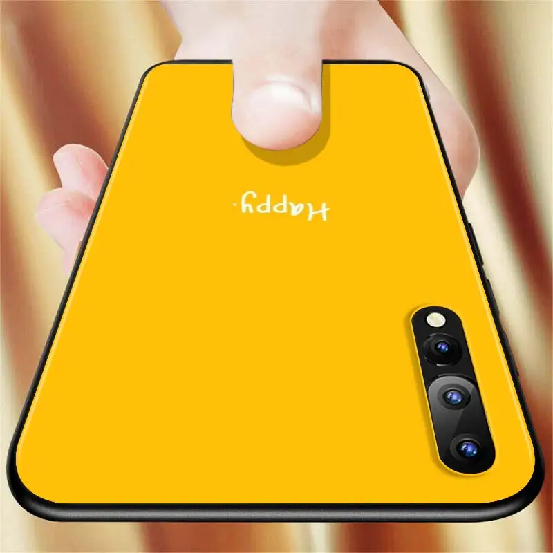 

Happy Lucky Sunshine Back Silicone Phone Case for Samsung Galaxy A90 A80 A70S A60 A50S A40 A20E A20 A10S Soft Black Cover