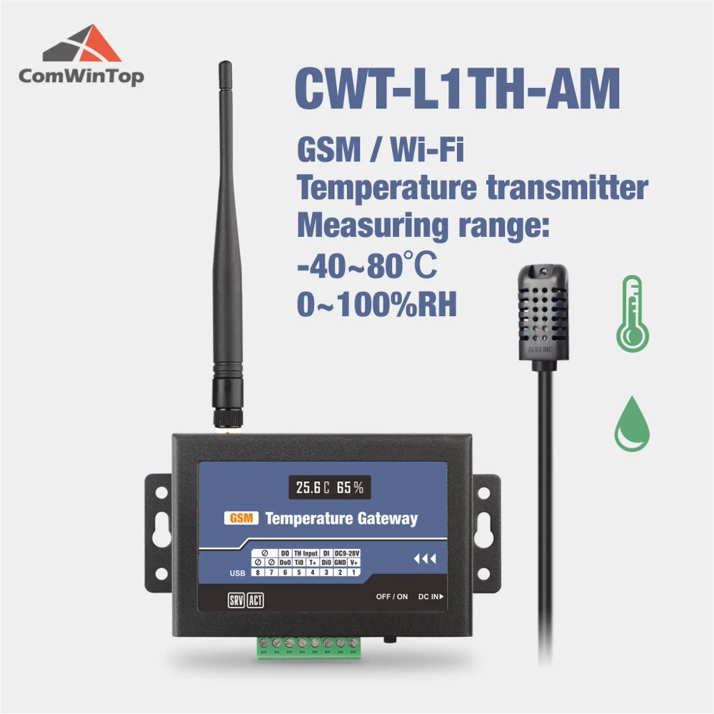 CWT-L1TH-AM беспроводной Gsm 3g 4g Wifi датчик температуры и влажности