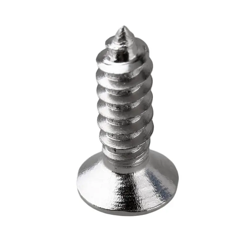 

50x Guitar Bass Screws Parts for Scratchplates Pickguard, Silver