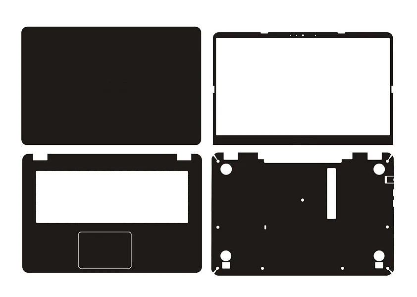 

Виниловая наклейка для ноутбука из углеродного волокна, наклейки для защиты чехла для Asus K505B A505Z X505U 15,6 дюйма