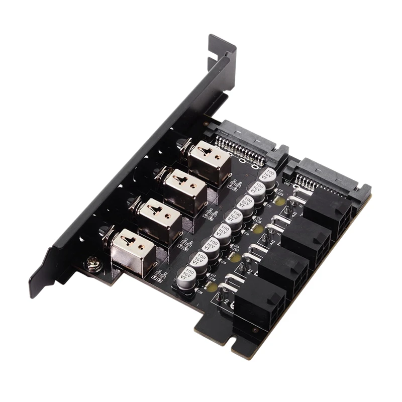 4 Порты HDD Мощность Управление переключатель жесткого диска коммутатор 15 Pin SATA
