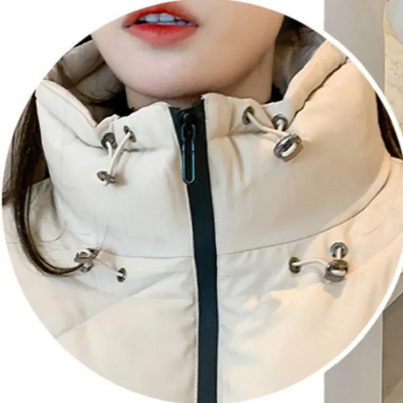 

Winter new style cotton coat small casual Korean style fashion European and American style cotton coat student bread coat girl
