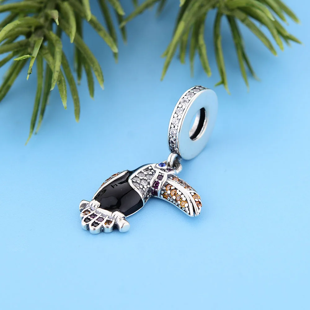 FC ювелирные изделия подходят оригинальный Шарм-браслет 925 фототропический Woodpecker