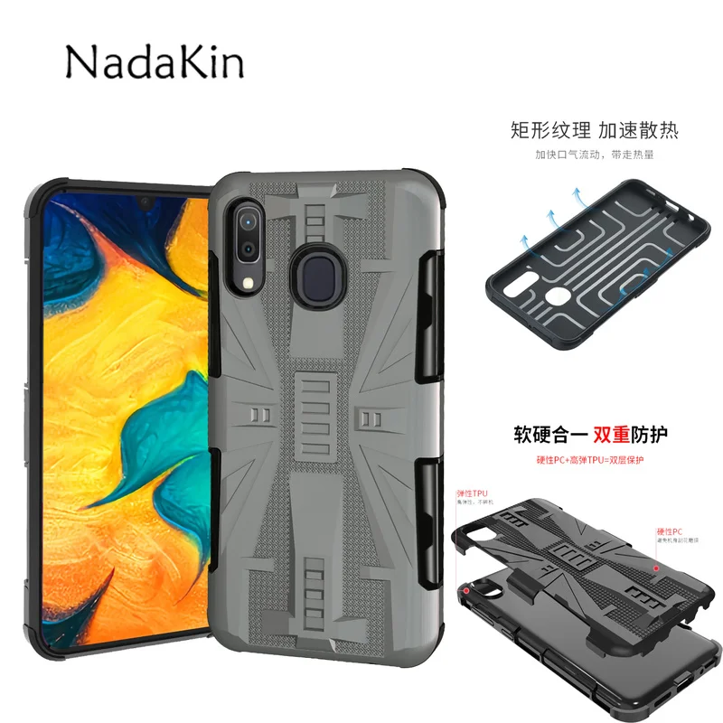 Bumper TPU+PC Shield Silicone Cover for Sansung note 10 Plus A10 A20 A30 A50 M10 with Magnetic Ring Stand | Мобильные телефоны и