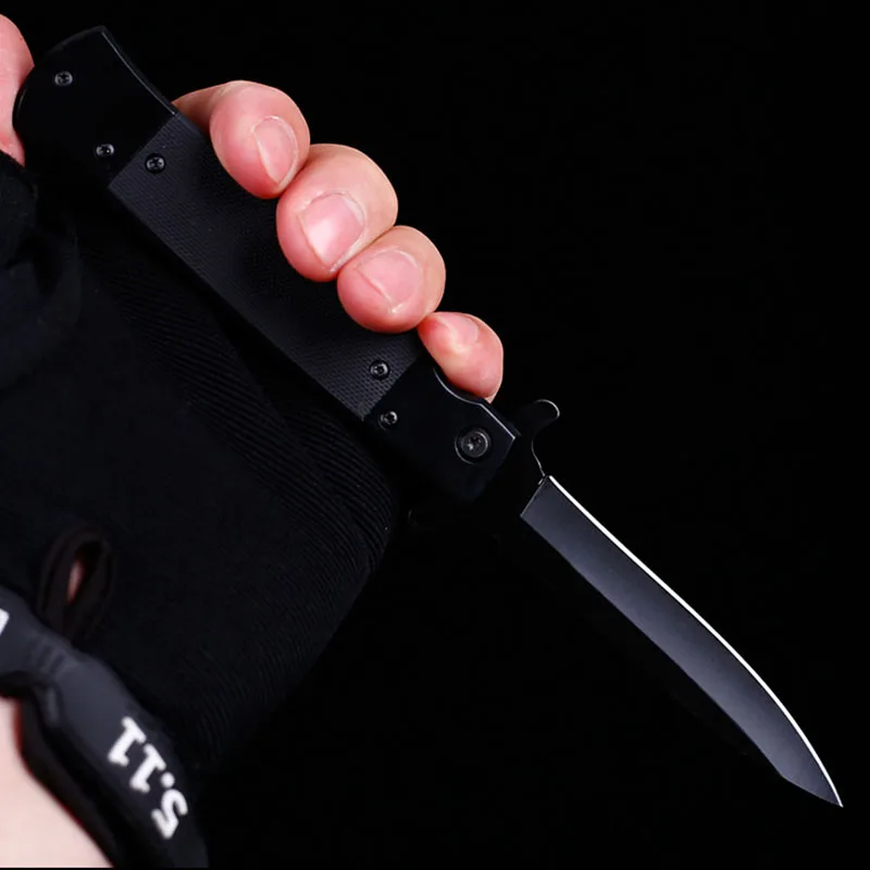 ToughKeng Tactical Multi-function Folding Blade Knife G10 Handle Fishing EDC Tool Knives with Back Clip | Инструменты