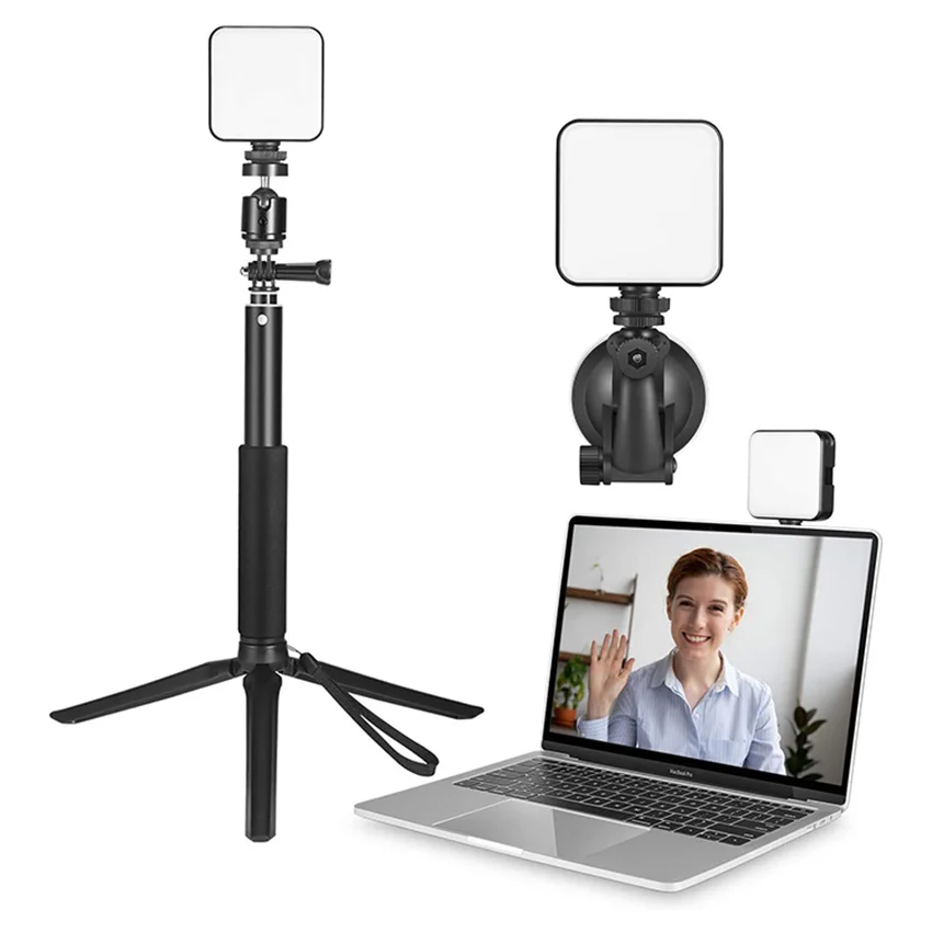 

Video Conference LED Fill Light Adjustable Computer Lighting with Tripod Filling light For Camera Computer Live Photography
