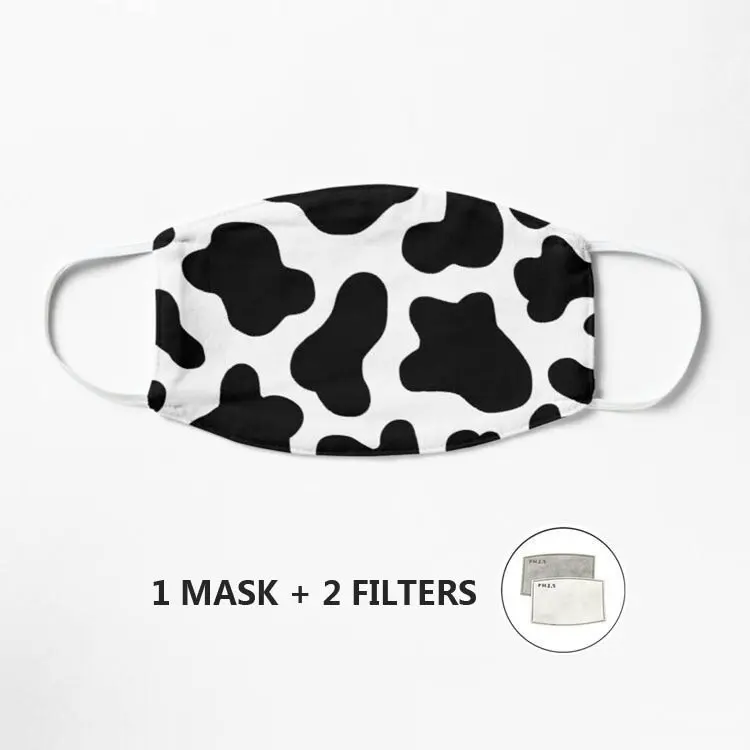 

cow print mask Mask Pm2.5 Anti-pollution Bike Mask Breathable Mouth Mascarilla Masque Pollution