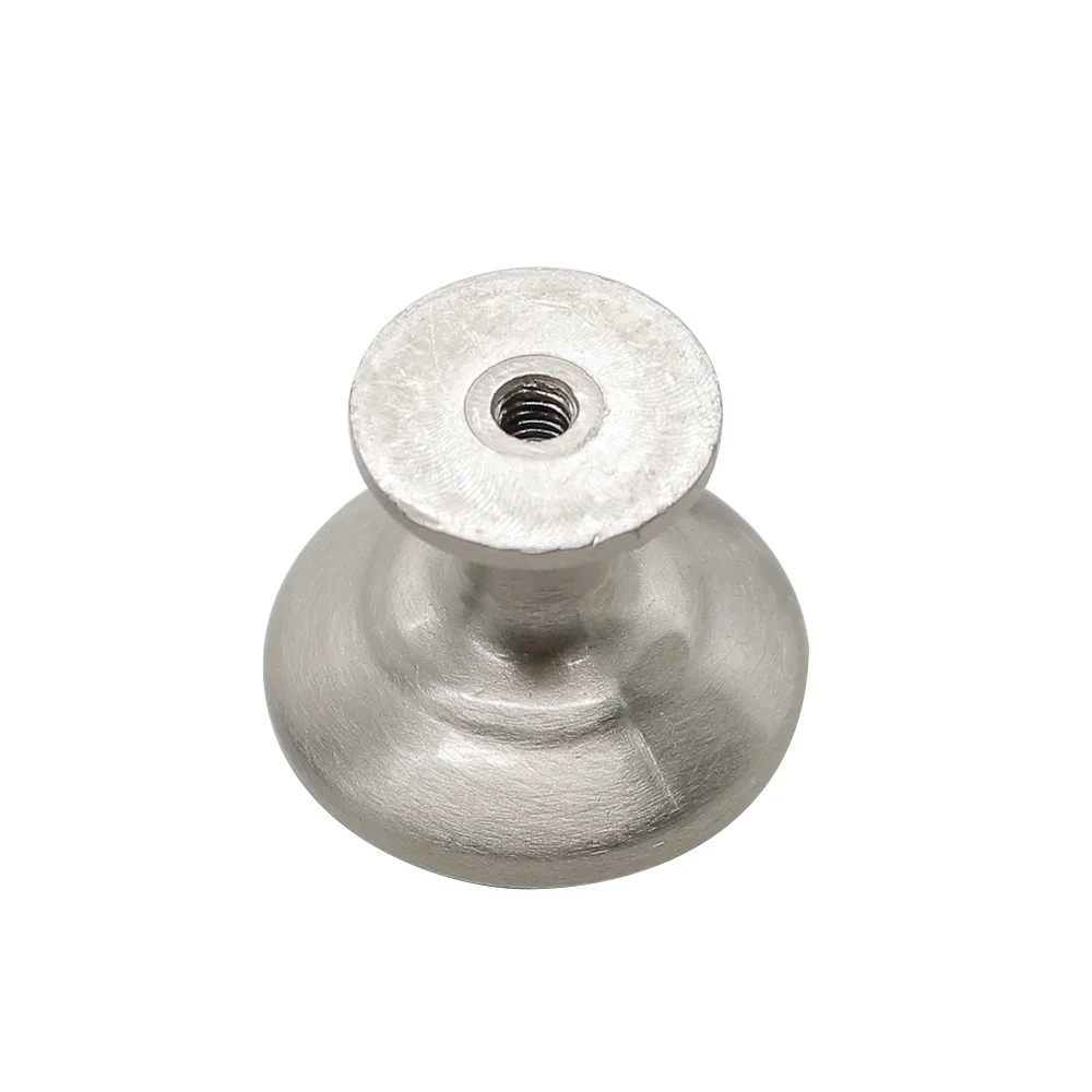 brushed nickel cabinet pulls cupboard knobs silver cabinet handles kitchen cabinet door knobs furniture hardware round knobs free global shipping