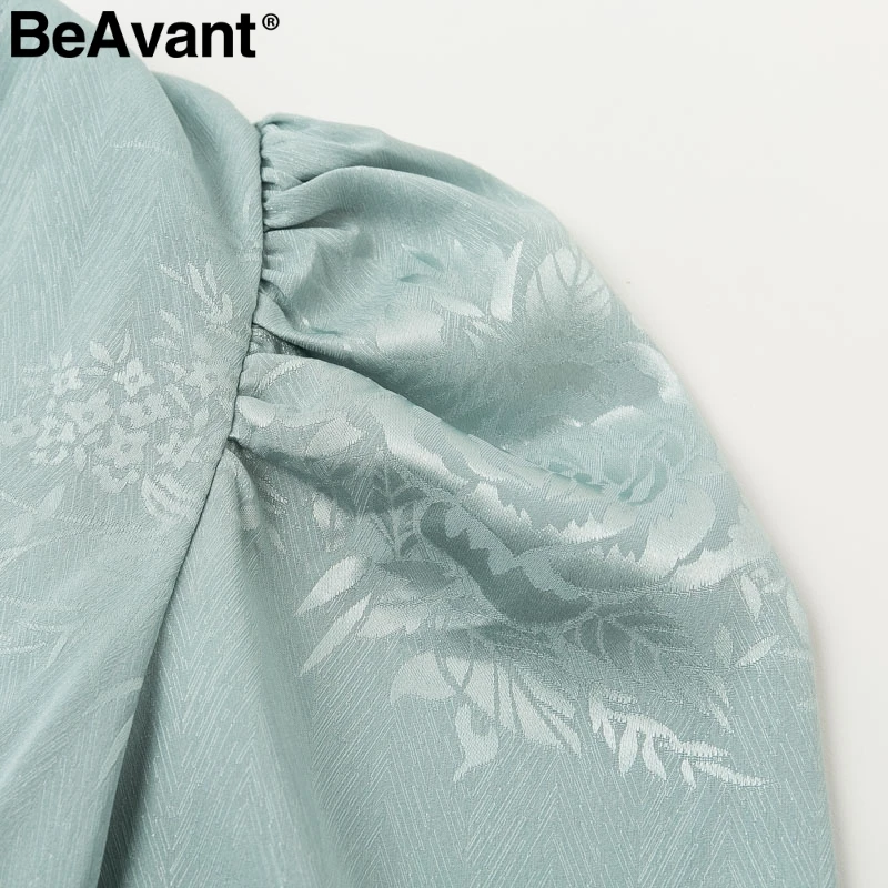 BeAvant Сексуальное Женское Платье с v-образным вырезом и длинными рукавами