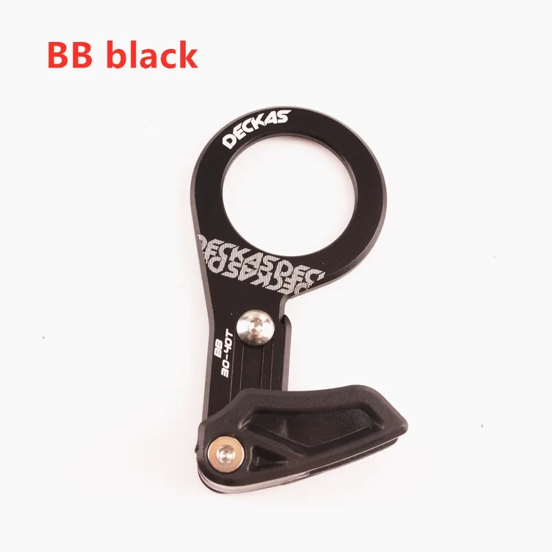 bb black DECKAS направляющая велосипедной цепи MTB направляющая велосипедной цепи 1X система ISCG 03 ISCG 05 крепление BB CNC односкоростная широкая узкая направляющая цепи - Цвет: bb black