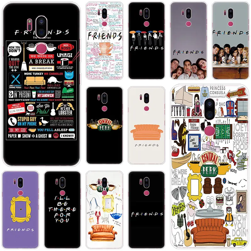 Мягкий чехол Friends Together для LG G5 G6 Mini G7 G8 G8S V20 V30 V40 V50 ThinQ Q6 Q7 Q8 Q9 Q60 W10 W30 Aristo 2 X Power 3