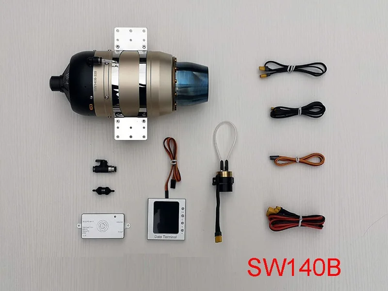 Swiwin SW140B бесщеточный турбинный двигатель струйный Турбокомпрессор 14 кг