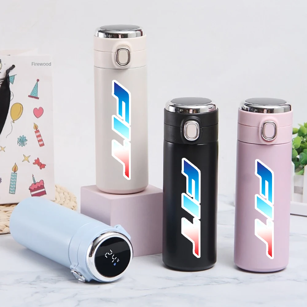 

420ml Stainless Steel Thermos Touch Display Temperature Bottle For Honda Fit Accessories