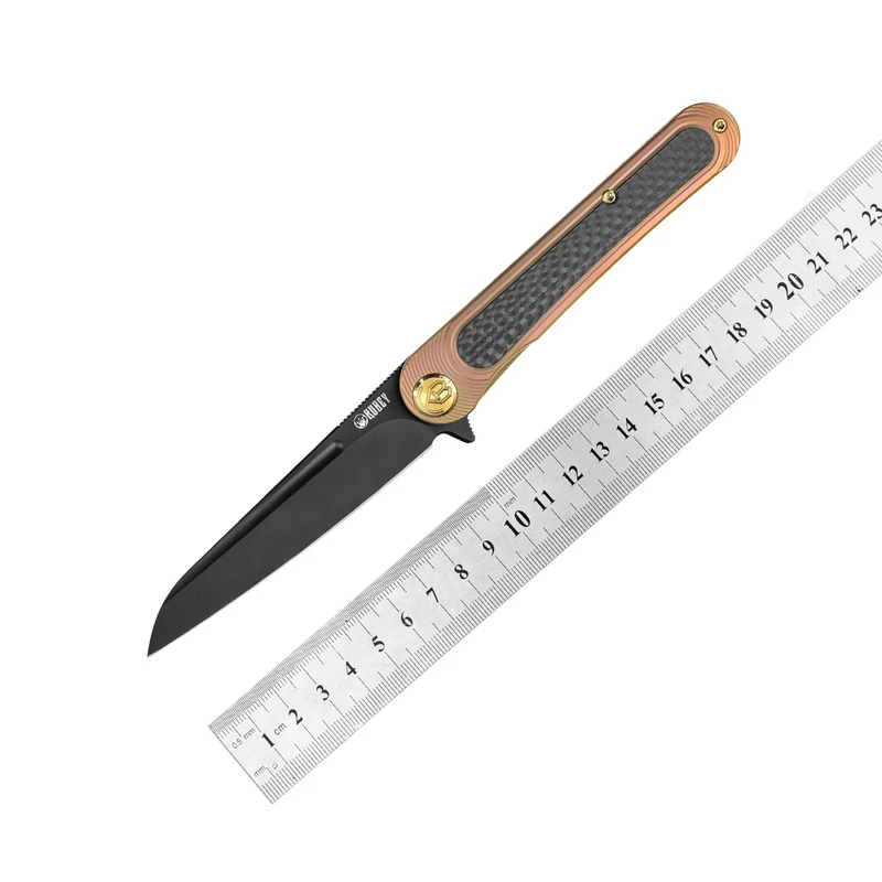 Kubey KU247 Франт складной нож для ежедневного использования CPM-S30V сталь титанового