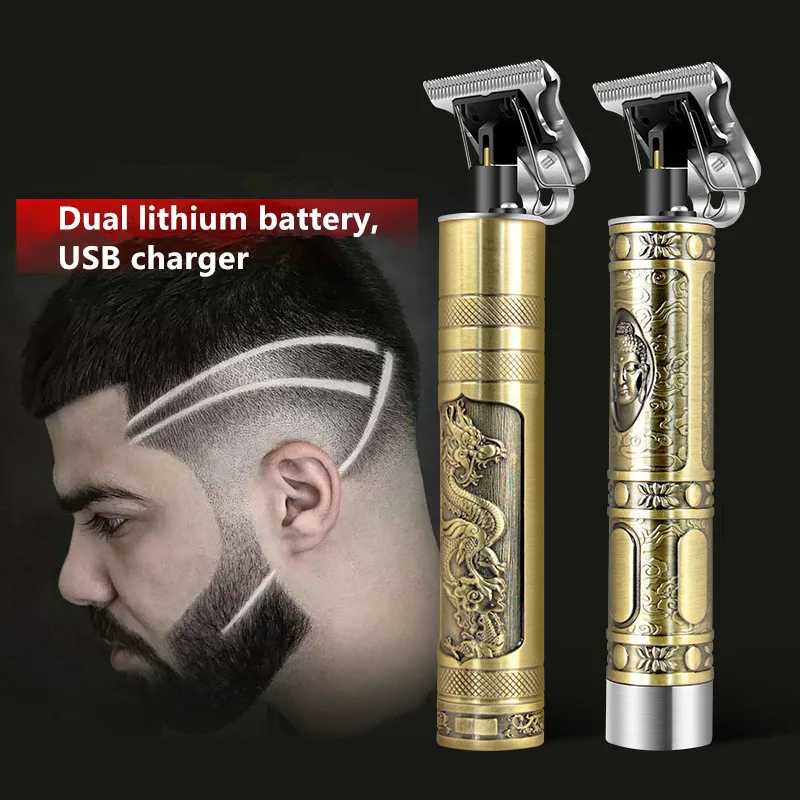 Триммер для волос машинка стрижки USB Перезаряжаемый триммер бороды