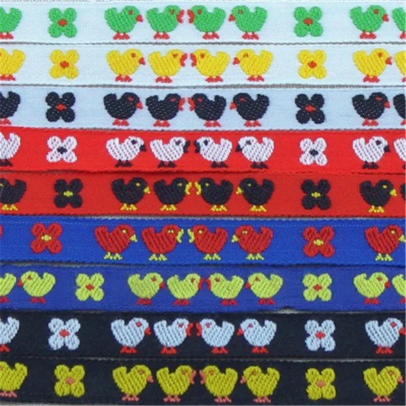 Вышивка жаккардовая мультяшная лента тесьма ручной работы DIY Швейные