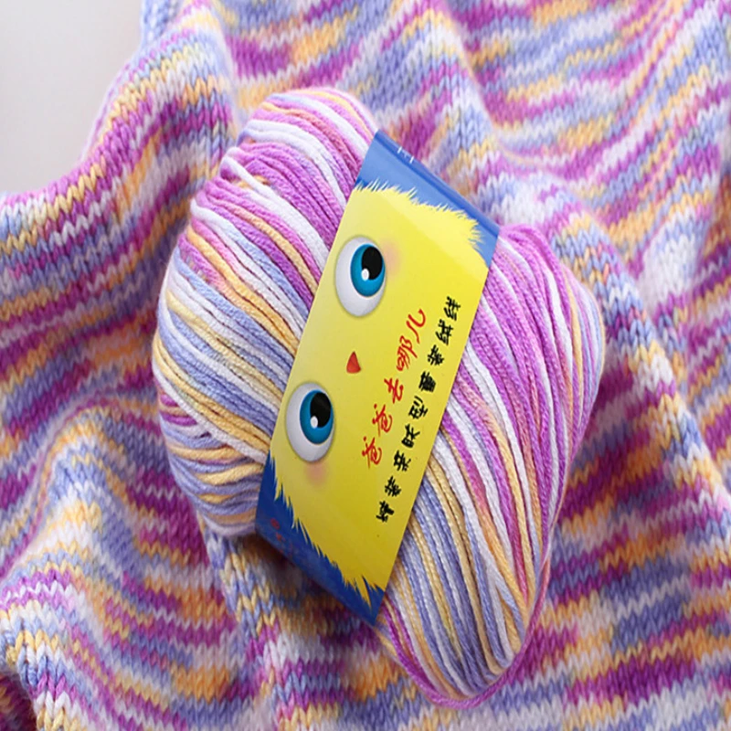 Лучшее качество 400 г/компл. 8 шариков детская шелковая кашемировая пряжа для