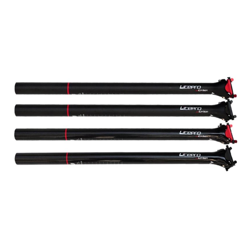 Подседельный штырь для велосипеда Litepro из углеродного волокна 31 8*580 мм 33 9*580
