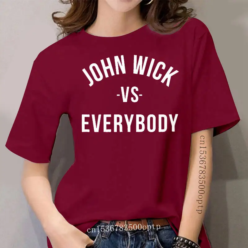 

women t-shirt John Wick vs Everybody tshirt Women t shirt