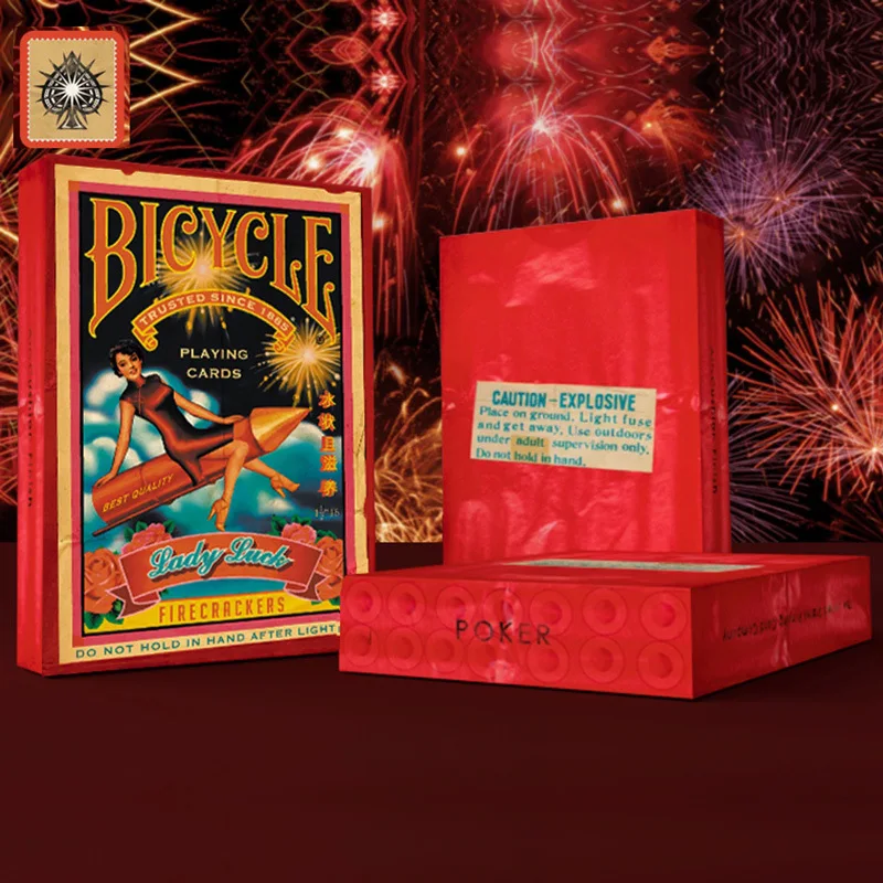 Велосипед Firecracker игральные карты фейерверк колода USPCC для сборки покерных