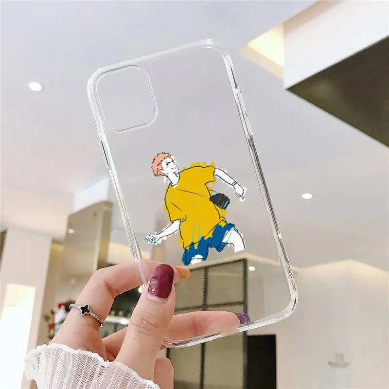 

Jujutsu Kaisen Satoru Gojo anime Phone Case Transparent soft For iphone 5 5s 5c se 6 6s 7 8 11 12 plus mini x xs xr pro max