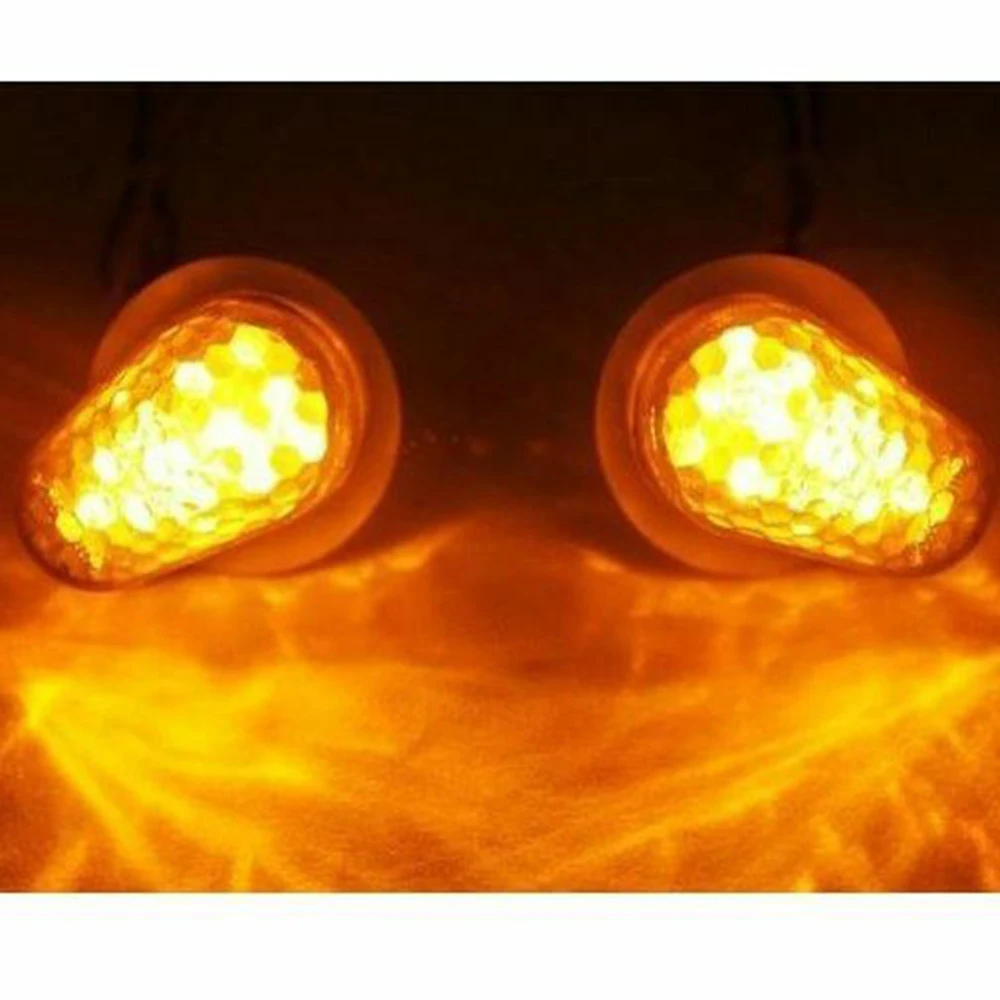 

Smoke Flush Mount LED MINI Turn Signals Light for Yamaha R1 02-08 R6 03-08 R6S Front Blinkers LED Turn Signal Lights