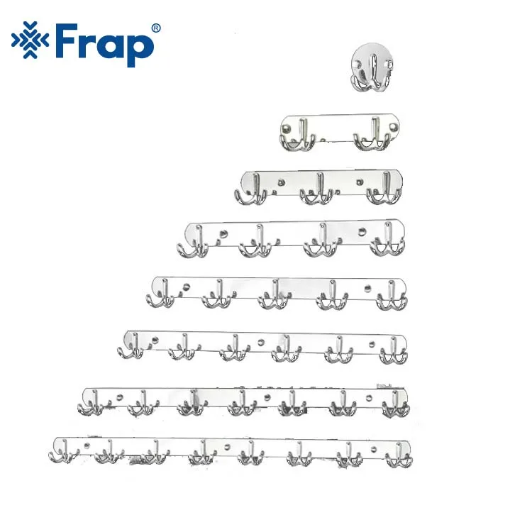 Frap 304 Нержавеющая сталь крючки 4 шт./компл. Y19002 настенная дверная вешалка для
