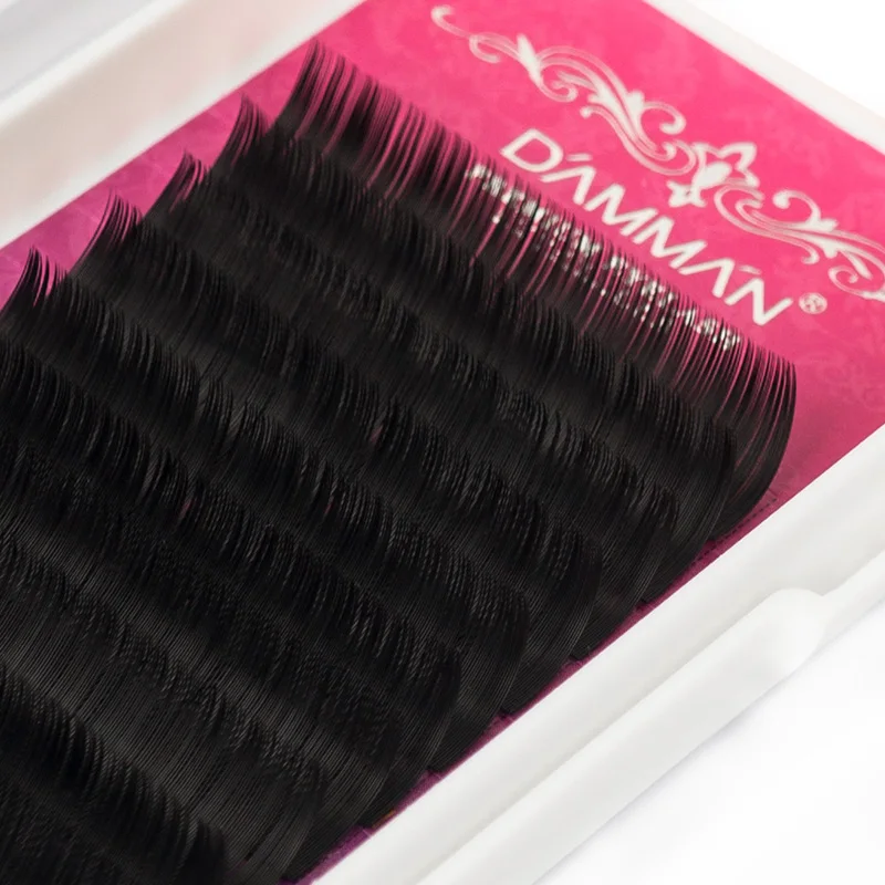 Damman ресницы для наращивания J B C D Curl Easy Fanning объем складные искусственные норковые