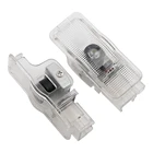 2x светодиодные дверные приветственные огни для Peugeot 307 RCZ 508 408 206 306 207 406 5008 607 806 807 1007 лазерный проектор с логотипом декоративный