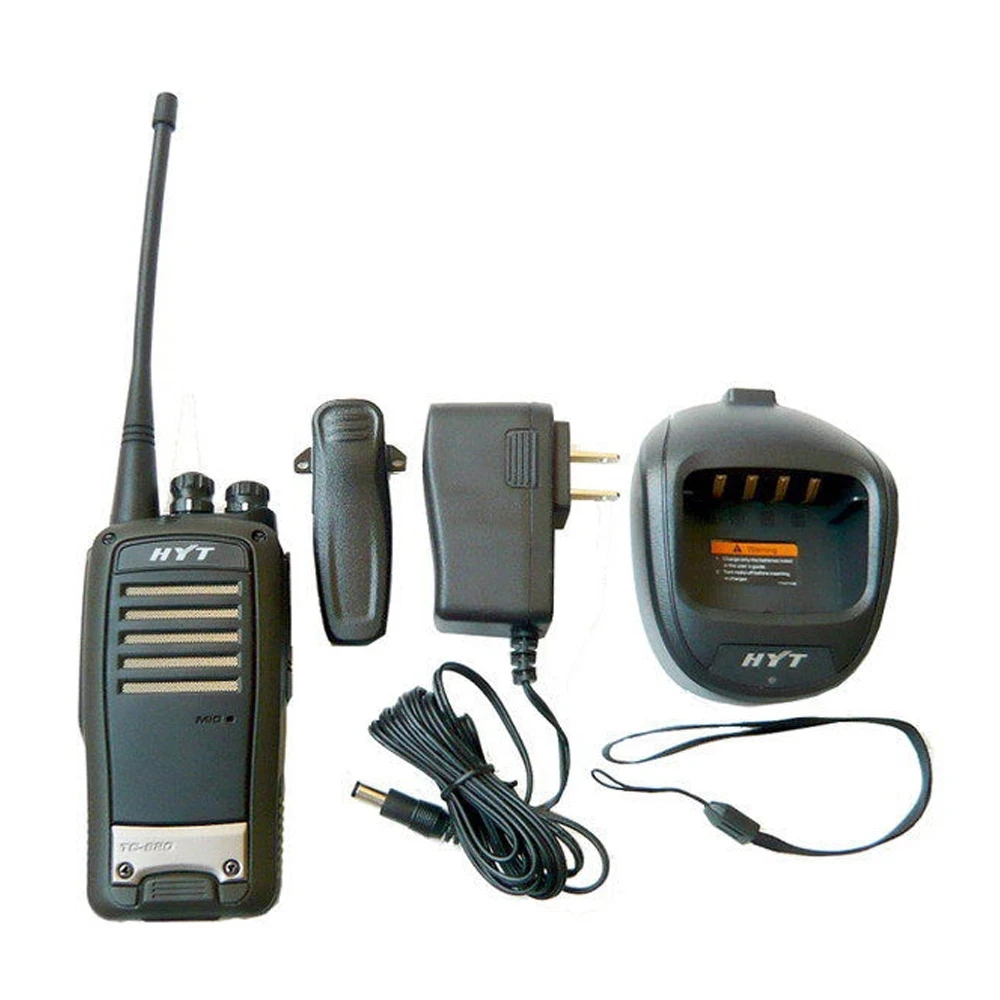 Original HYT TC-620 Hytera TC620 UHF VHF Two Way Radio with 16Ch 5W BL1204 battery & Charger Robust Long Range Walkie Talkie