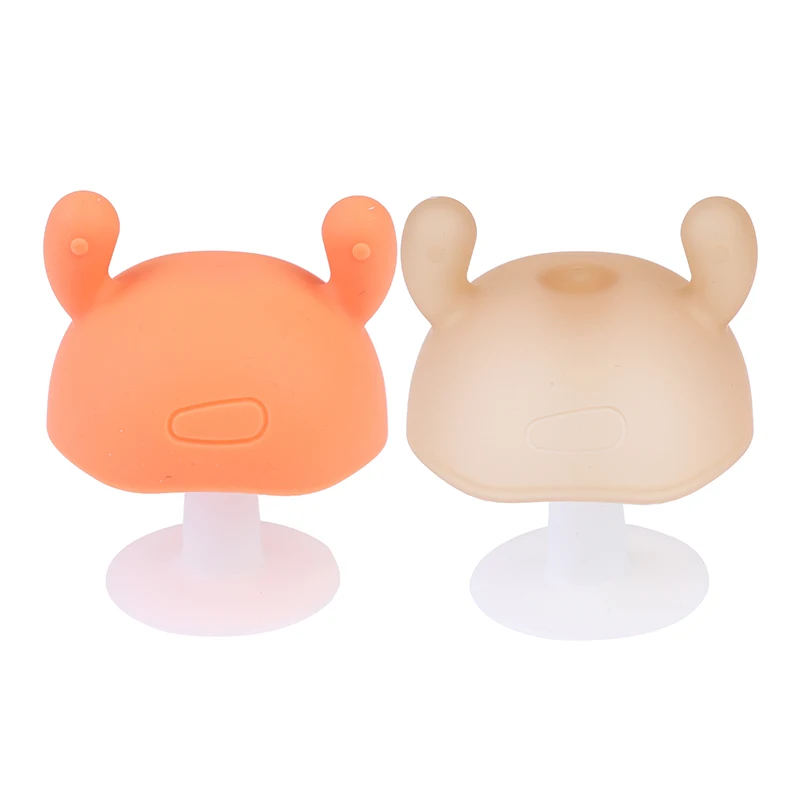 

Baby Silicone Teethers Newborn Cartoon Small Teething Toy Multifunction Chewable Teethers Infant Nursing Appease Nipple