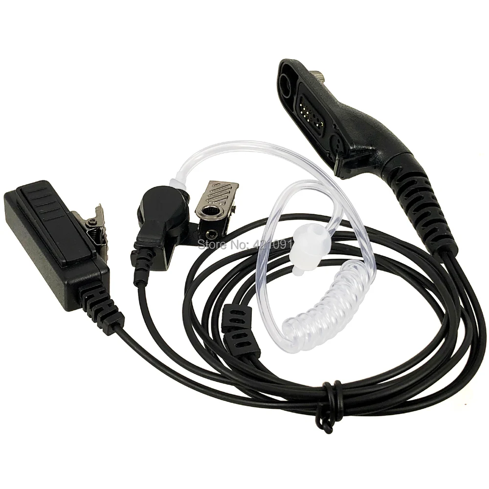 Air Earpiece Mic for Motorola MTP6550 MTP850S XIR P8268 P8200 APX4000 APX2000 APX6000 DP4800 DP3400 Walkie Talkie Headset
