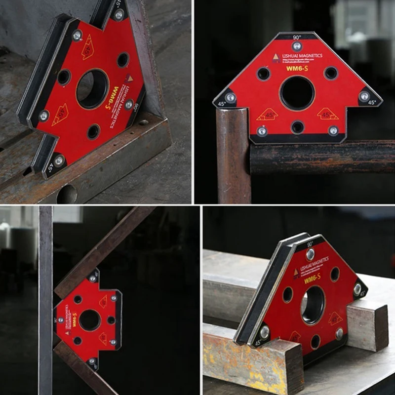 

2Pcs/Set Wm6-S Magnetic Welding Clamp Magnet Welding Holder For Three-Dimensional Welding