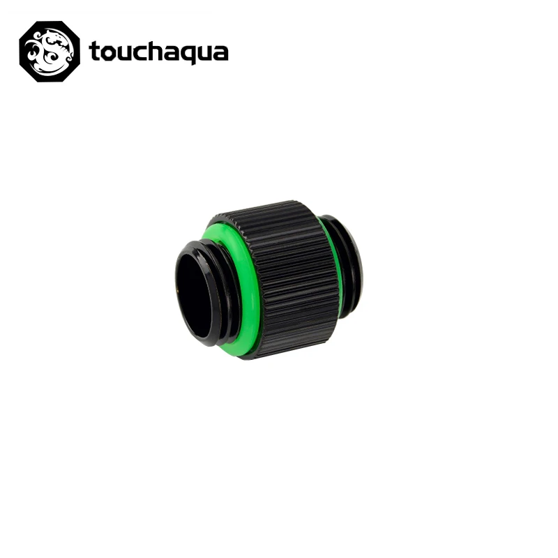 

Bitspower Touchaqua Dual G1/4 "разъем «Папа-папа» водопроводная арматура для систем охлаждения стандартная соска черный, серебристый, TA-F08