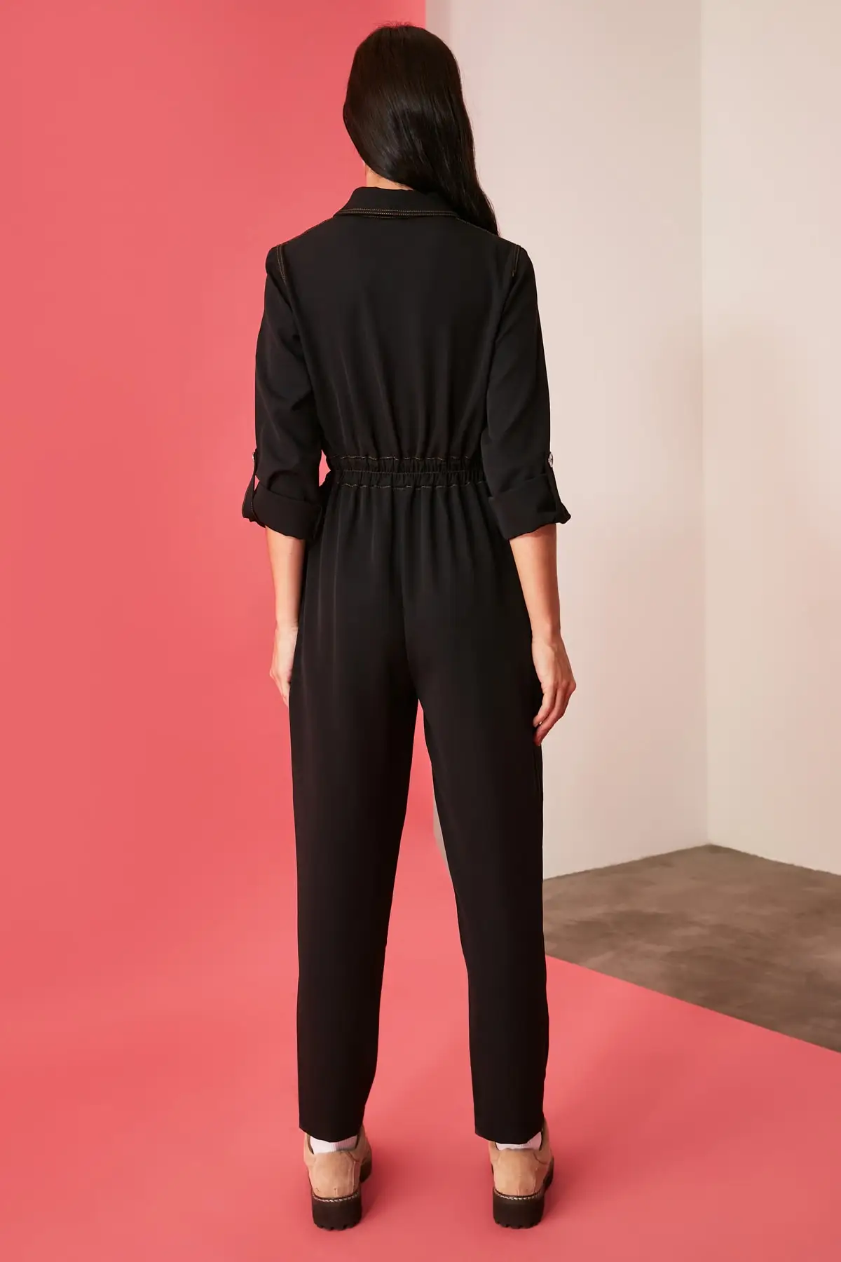 

Trendyol Zip Detail Jumpsuit TWOAW21TU0050