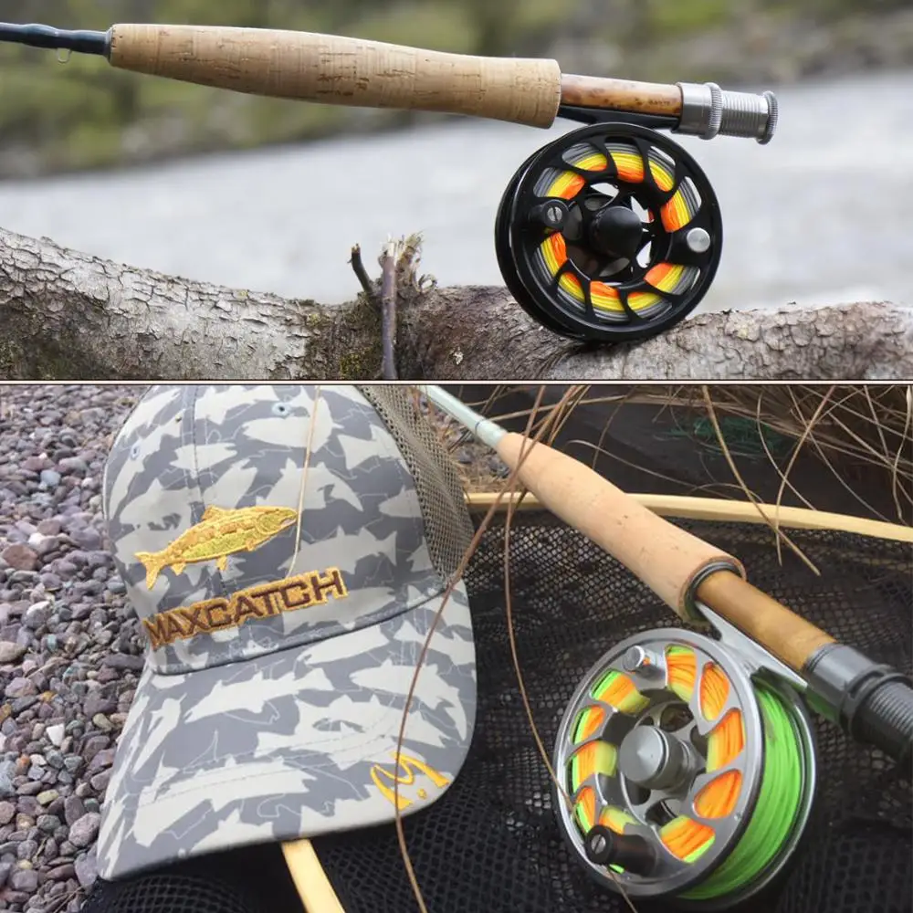 Катушка Maximumcatch Fly Fishing Reel 06N 3-10WT с ЧПУ машинная резка катушка для мушки большая