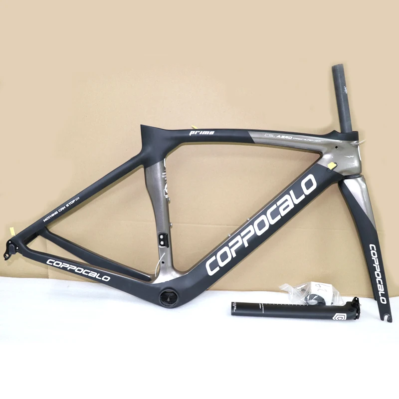 Черно-серая карбоновая дорожная рама COPPOCALO P05 цветная велосипедная Рама T1100 UD