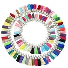 (100 шт.упак.) кисточка винтажная кожаная бахрома для Мурлыка макраме DIY ювелирные изделия брелок для мобильного телефона ремни кулон