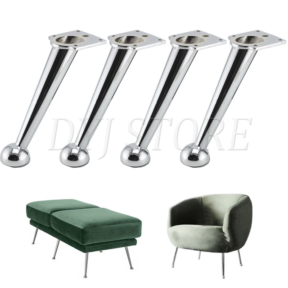 

4 шт косой металлические ножки мебели для тяжелых условий эксплуатации в качестве замены для диван шкаф ТВ подставка под ноги Золотой железная ножка для мебели